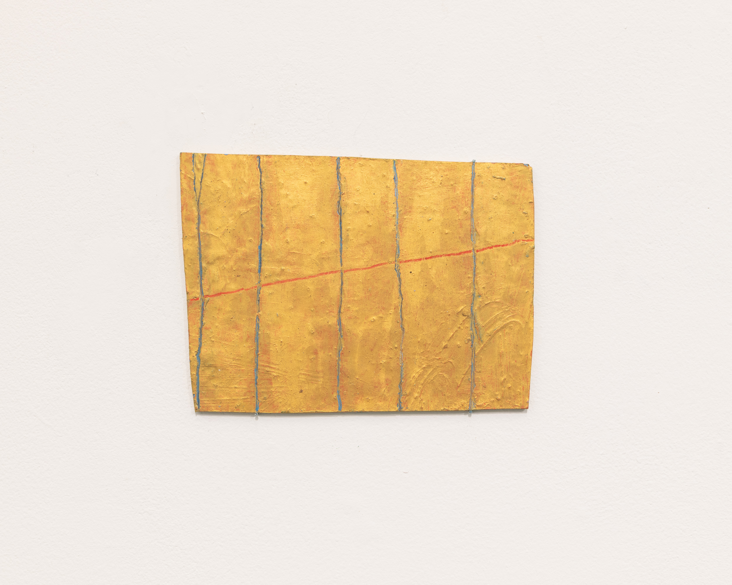 7.8 x 6 in (20 x 15 cms) shaped painting on wood
