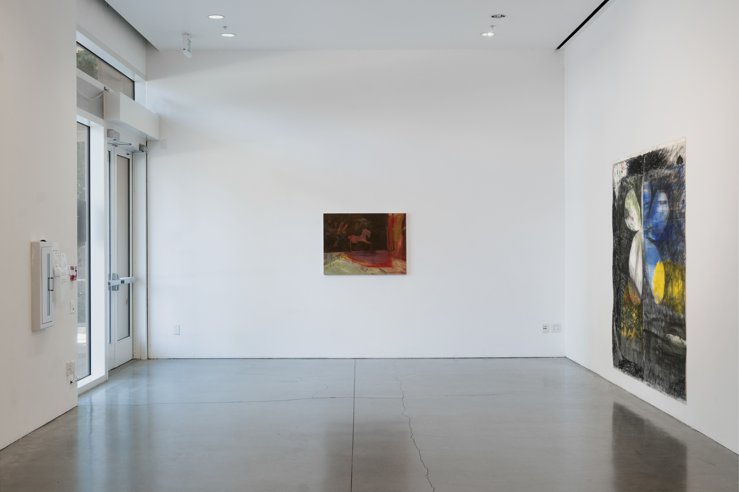  Gallery view with horse and flower 